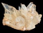 Tangerine Quartz Crystal Cluster - Madagascar #36201-1